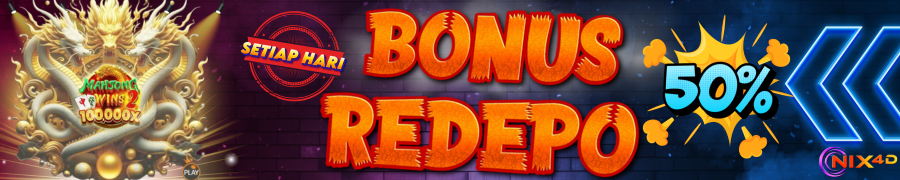 Bonus Redepo 50%