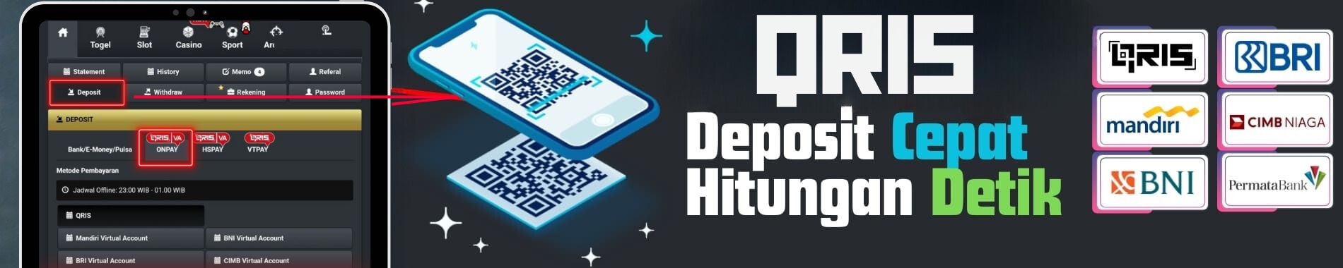 DEPOSIT CEPAT HITUNGAN DETIK NIX4D